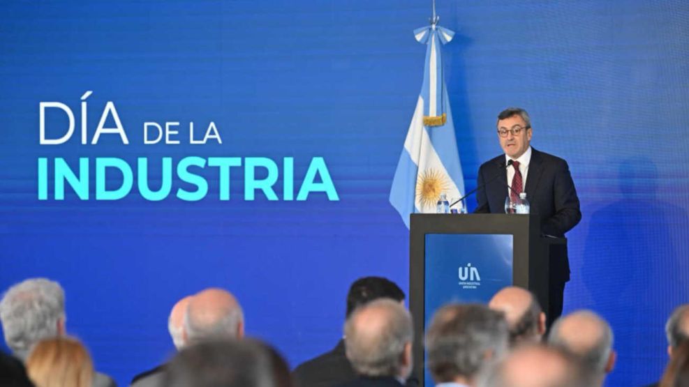 Martín Rapallini, en el marco del acto anual por el Día de la Industria 02092026