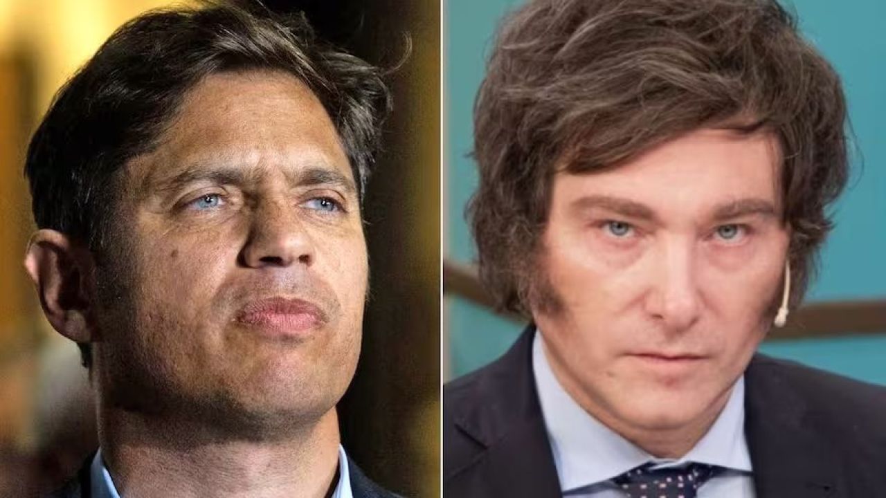 Kicillof & Milei | Foto:CEDOC