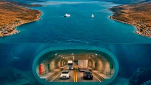 Túnel bajo el Estrecho de Magallanes