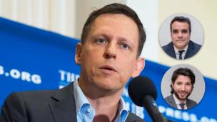 Peter thiel, Martín Quintanar y Marcos Cardoso