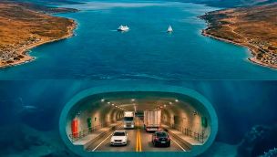 Túnel bajo el Estrecho de Magallanes