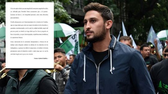 Carta de Franco Saillén