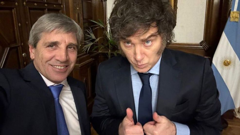 Luis Caputo y Javier Milei