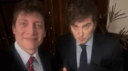 Santiago Caputo y Javier Milei