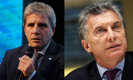 Mauricio Macri y Luis Caputo