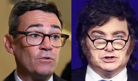 Andy Burnham y Javier Milei