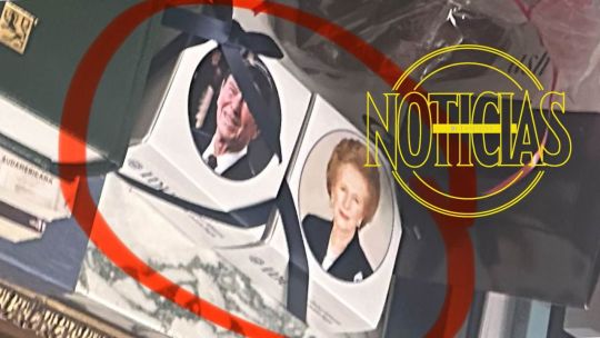 Anuncio sobre Malvinas: cuando Milei tenía un retrato de Margaret Thatcher en su escritorio