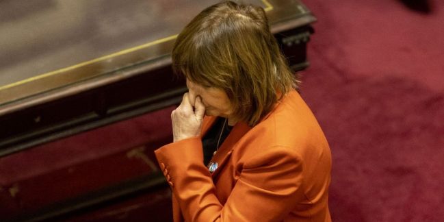 La senadora Patricia Bullrich