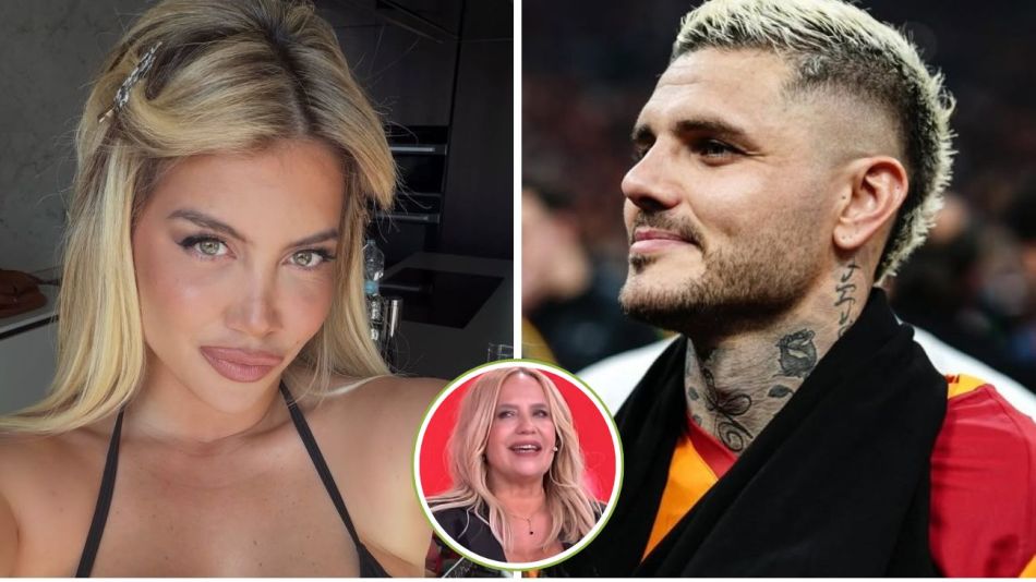 Wanda Nara, Nora Colosimo y Mauro Icardi