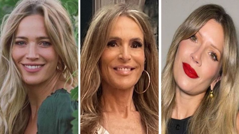 Luisana Lopilato, Rossella Della Giovampaola y Laurita Fernández