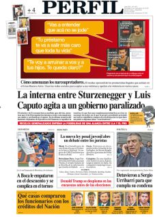 La tapa del Diario PERFIL del domingo 6 de septiembre de 2026