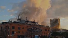Incendio en Puerto Madero 