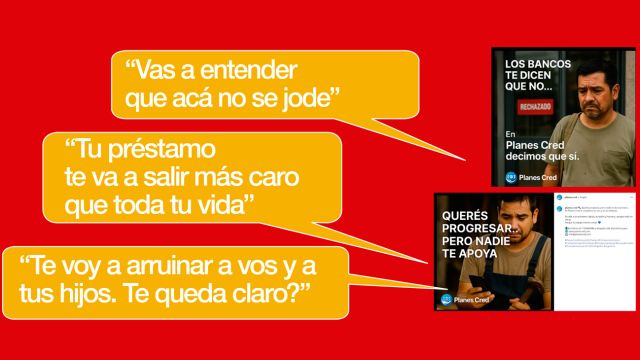 Cómo amenazan los narcoapretadores. Fragmento de un textual de diálogo entre el usurero y una personas que no podía pagarle.