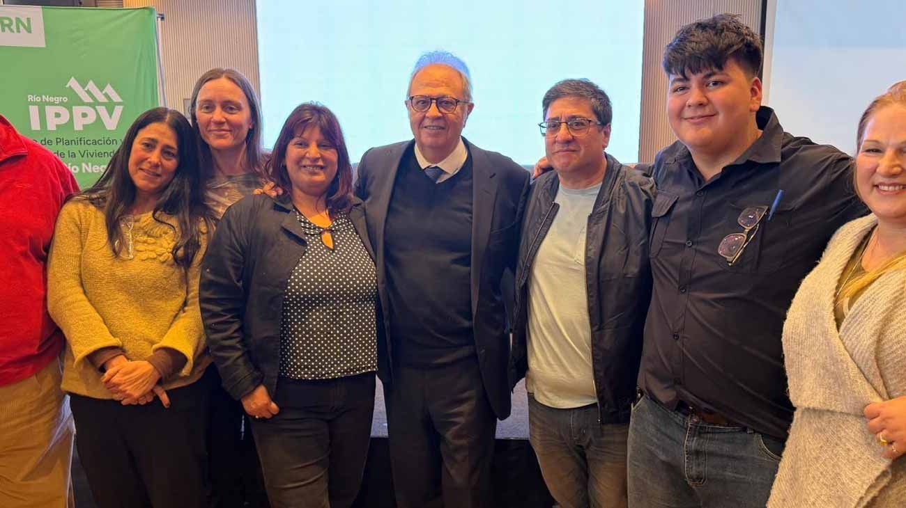 Alberto Pierri en Río Negro y el 32 aniversario de la ley de acceso a la vivienda