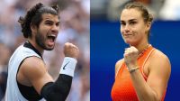 Carlos Alcaraz y Aryna Sabalenka en el US Open 2026