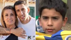 El noble gesto de Di María y Jorgelina Cardoso con una familia en Rosario