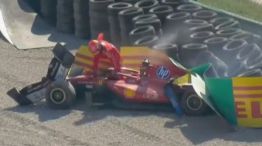 Accidente de Charles Leclerc