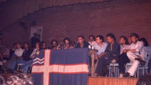 Conferencia de prensa de los sobrevivientes de los Andes