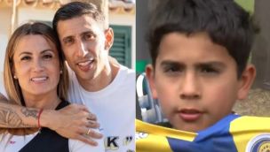 El noble gesto de Di María y Jorgelina Cardoso con una familia en Rosario