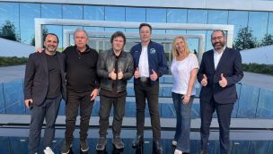 Milei recibió a directivos de Tesla y DayOne Data 
