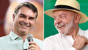 Luiz Inácio Lula da Silva y Flavio Bolsonaro 07092026