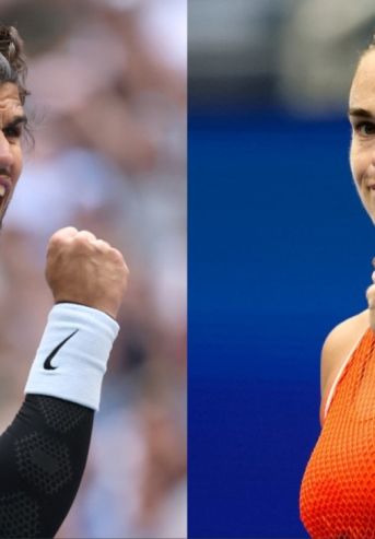 Carlos Alcaraz y Aryna Sabalenka en el US Open 2026
