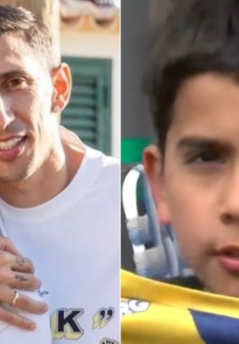El noble gesto de Di María y Jorgelina Cardoso con una familia en Rosario
