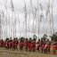 Fotogaleria Jóvenes zulúes portando cañas caminan hacia el palacio real antes de presentárselas al rey Misuzulu kaZwelithini durante la Umkhosi Womhlanga (Danza de las Cañas en zulú), una ceremonia tradicional