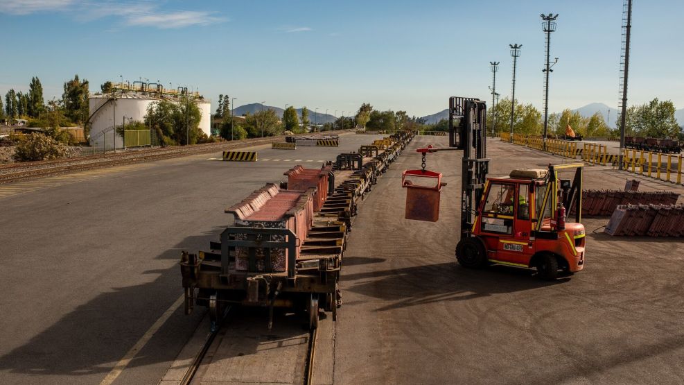 The Codelco El Teniente Mine And Processing Facility As Copper Wavers
