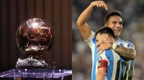 Lionel Messi y Lautaro Martínez