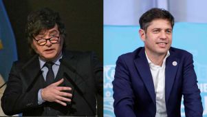 Javier Milei y Axel Kicillof