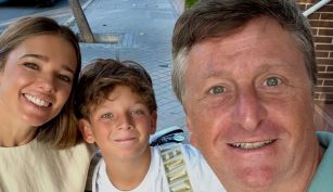 Diego Korol y su familia