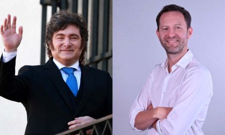 Javier Milei y Ari Lijalad