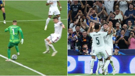 Pesadilla en el Bernabéu: el insólito blooper del arquero del Inter con el que le regaló el 2-0 al Real Madrid