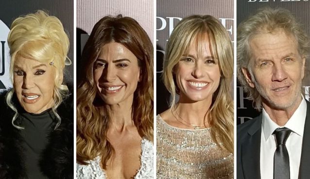 Susana Giménez, Juliana Awada, Marian Fabianni y Facundo Arana