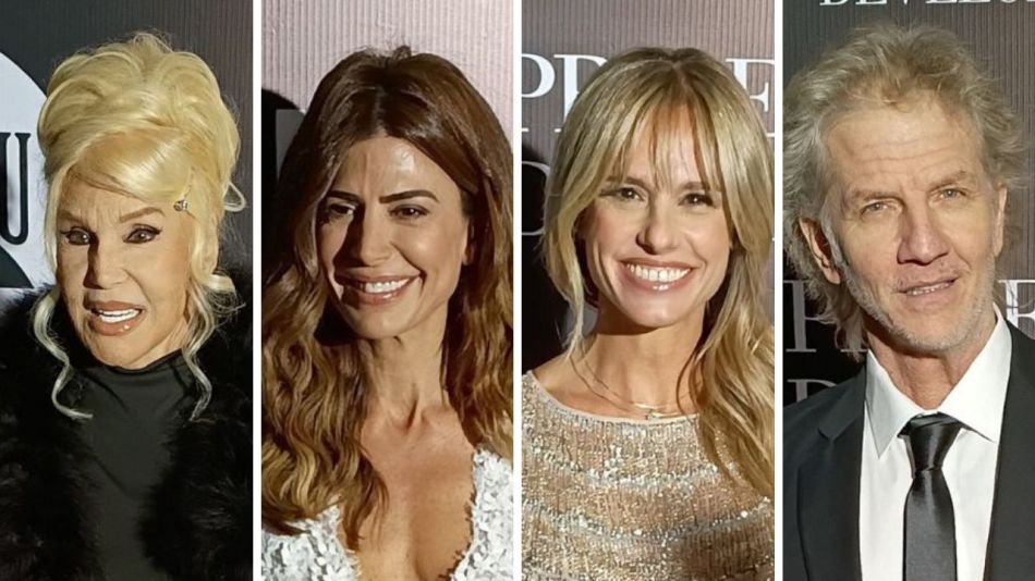 Susana Giménez, Juliana Awada, Marian Fabianni y Facundo Arana