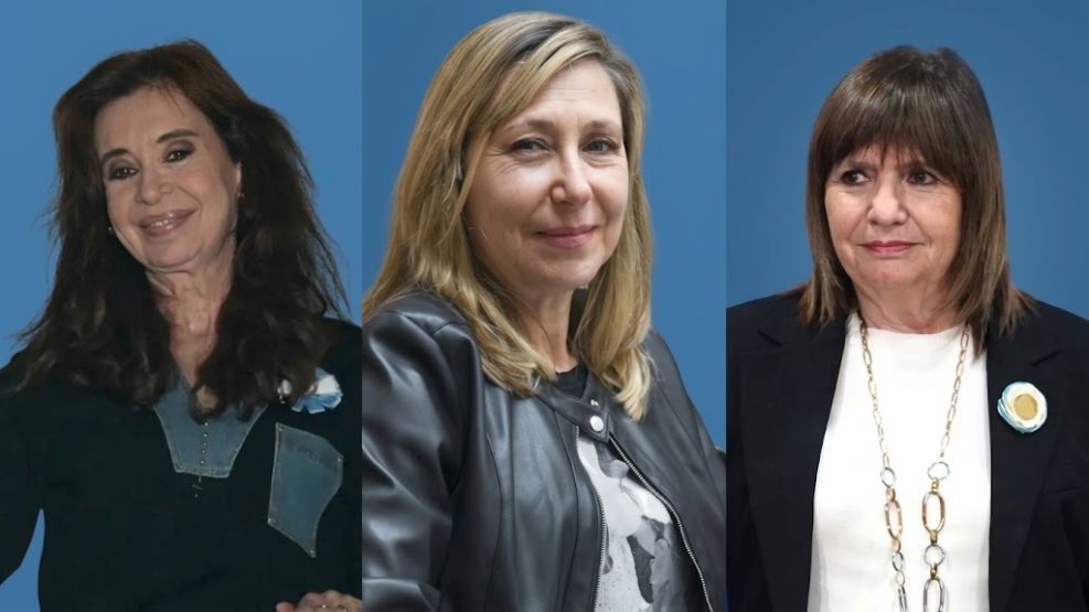 Cristina Kirchner, Myriam Bregman y Patricia Bullrich 