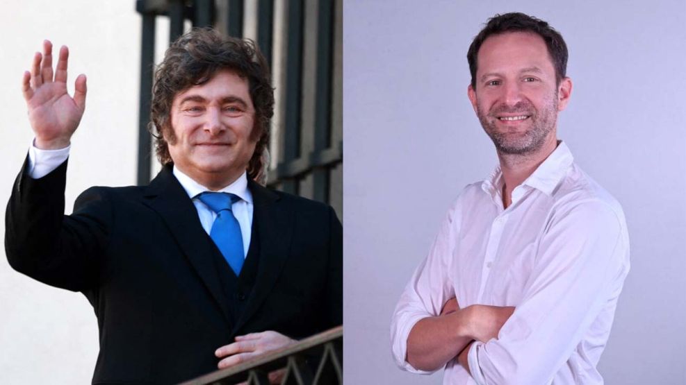Javier Milei y Ari Lijalad