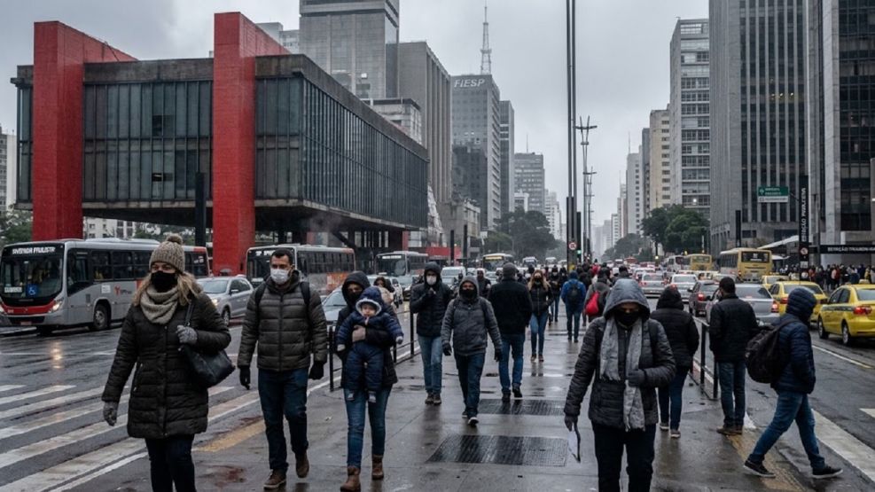Ola de frío Polar de Argentina llegó a Brasil