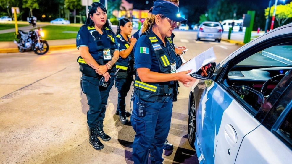 Operativo de tránsito