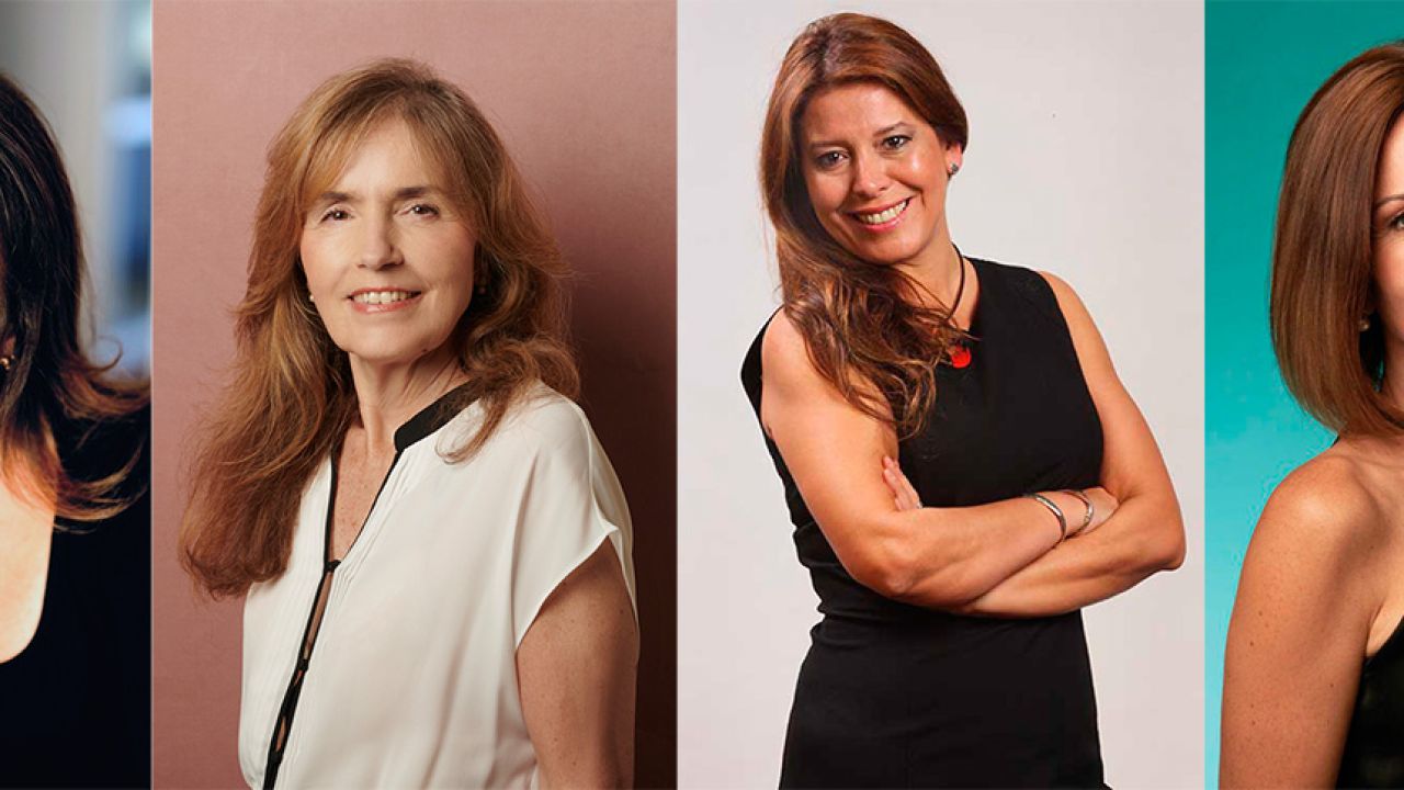Las escritoras Gabriela Exilart, Gloria V. Casañas, Viviana Rivero y Diana Arias, estarán presentes en una nueva edición del Festival Historias que Enamoran. | Foto:Cedoc