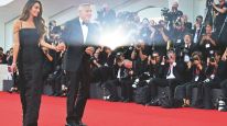 Amal y George Clooney en el Festival de Venecia