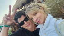 Virgina Da Cuhna y su novio Samir