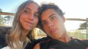 Benicio Gravier y su novia Lola