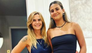 Amalia Granata junto a su hija Uma