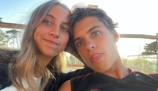 Benicio Gravier y su novia Lola