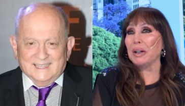 Chiche Gelblung y Moria Casán