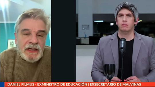 "Hoy los docentes tienen 2 o 3 trabajos y los chicos llegan a la escuela cada vez más pobres", denunció Daniel Filmus en QR!