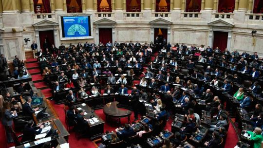 Sesión en Diputados