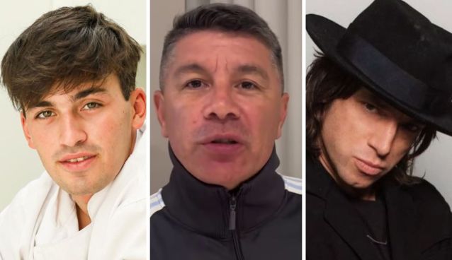 Toto Otero, Pablito Lescano y Joaquín Levinton